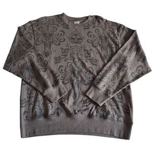 Disney Parks The Haunted Mansion Grey Sweatshirt Womens Medium